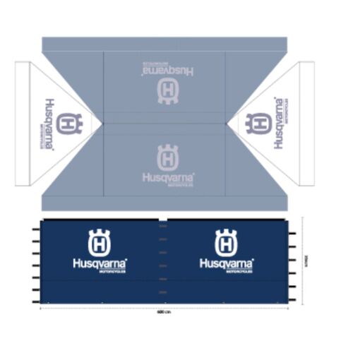 Tent Side Wall 6 x 3 m