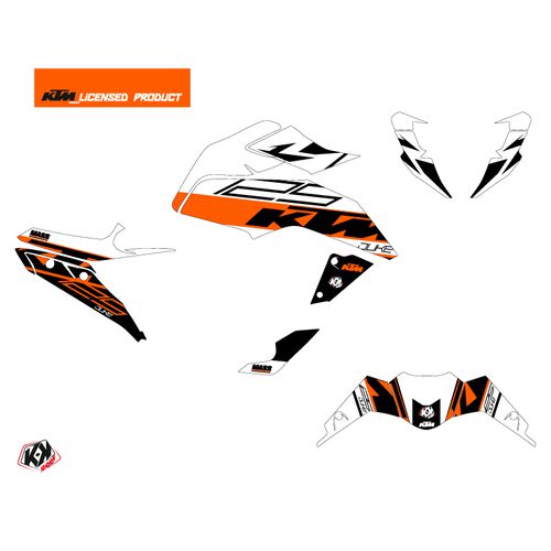 Dekor Aufkleber Kit - Mass Orange Matt KTM 125 Duke 11-16