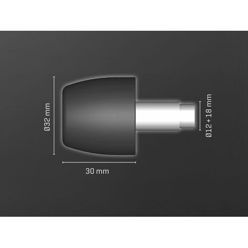 Lenkergewichte basicCap heavy schwarz