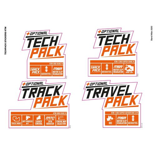 Tech Pack POS Sticker Set