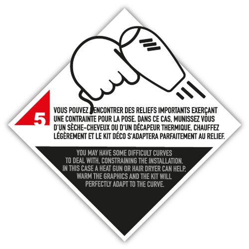 Dekor Aufkleber Kit - Storm Black Orange Matt KTM 690 Duke/R 08-11