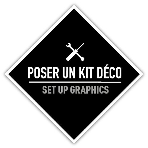 Dekor Aufkleber Kit - Storm Black Orange Matt KTM 690 Duke/R 08-11