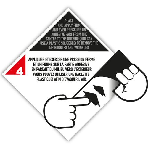 Dekor Aufkleber Kit - Storm Black Orange Matt KTM 690 Duke/R 08-11