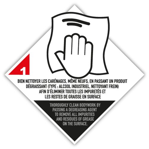 Dekor Aufkleber Kit - Raster Black Orange Matt KTM 1290 Super Adventure S 17-