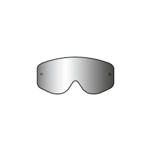 Racing Single Lens Motorradbrille - Silber