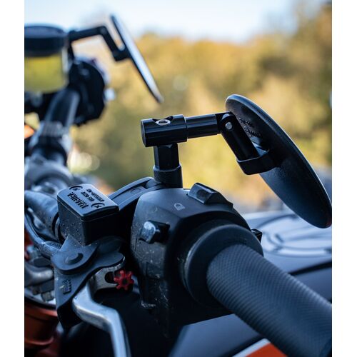 Superbike Spiegelset (verstellbar) inkl. Spiegelaufnahmen-Adapter-Set