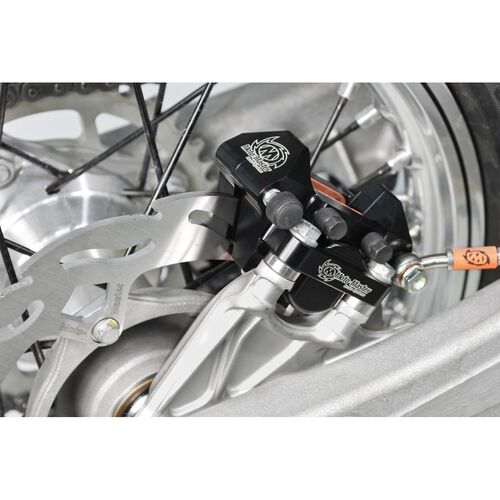 MOTO-MASTER - 2 piston rear caliper black incl. brakepads