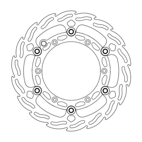 MOTO-MASTER - FLAME Floating Alu Disc 260mm front