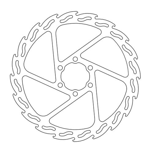 MOTO-MASTER - FLAME Fixed Disc 300mm front left