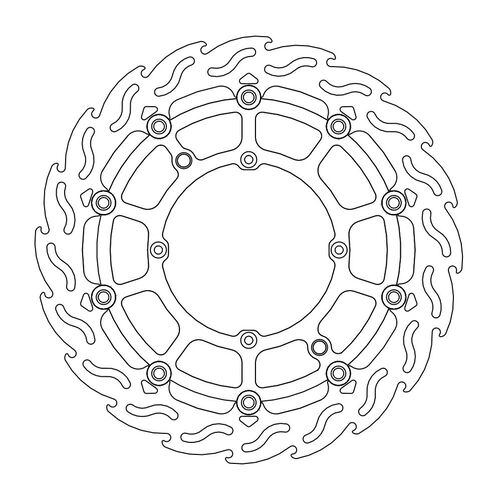 MOTO-MASTER - FLAME Floating Alu Disc 320mm front