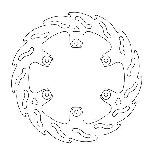 MOTO-MASTER - FLAME Fixed Disc 240mm rear