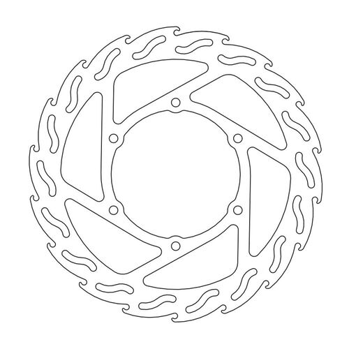 MOTO-MASTER - FLAME Fixed Disc 300mm front left