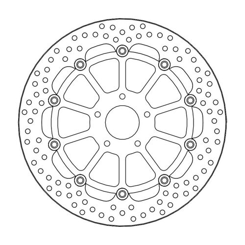 MOTO-MASTER - HALO Floating Alu Disc 320mm front left/right