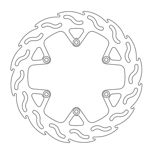 MOTO-MASTER - FLAME Fixed Disc 240mm rear