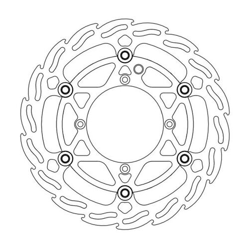 MOTO-MASTER - FLAME Floating Alu Disc 260mm front