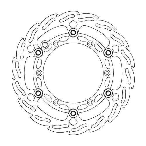MOTO-MASTER - FLAME Floating Alu Disc 260mm front