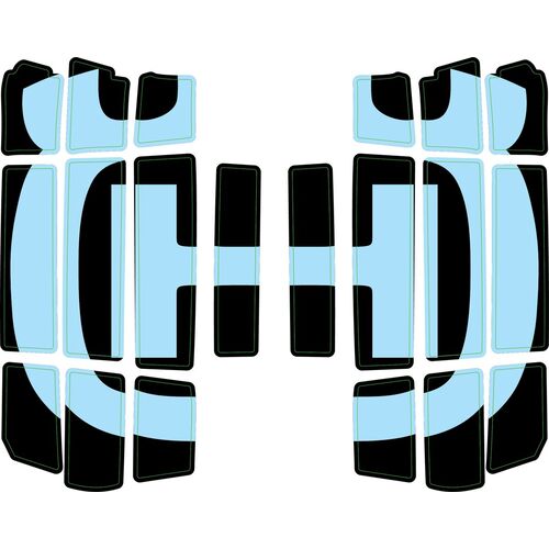 K�hlerschutzgitter-Aufkleberkit