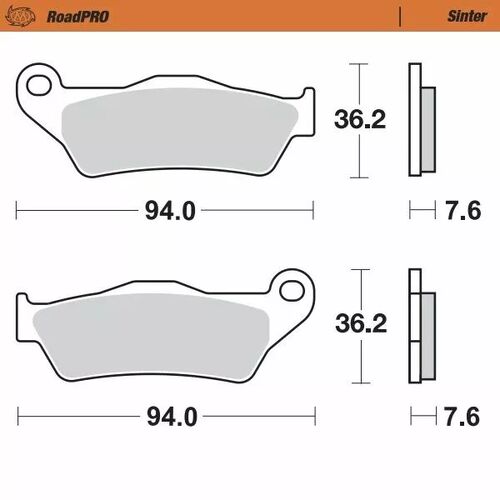 MOTO-MASTER - SINTER Brake Pad rear
