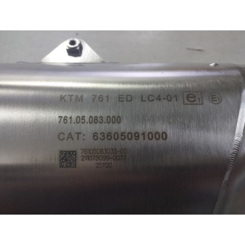 Endschalld�mpfer gebraucht f�r 701 Enduro/Supermoto