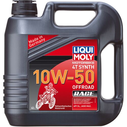 LIQUI MOLY 4T 10W-50 Synthetisches Offroad Race Motor�l 4L
