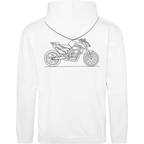 BSO - 790/890 DUKE - LOGO - BLACK - HOODIE XXL-HINTEN-WEISS