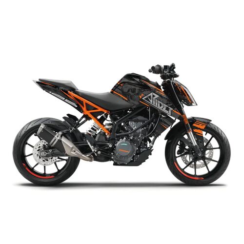 Dekor KTM Duke 125- Skull Edition