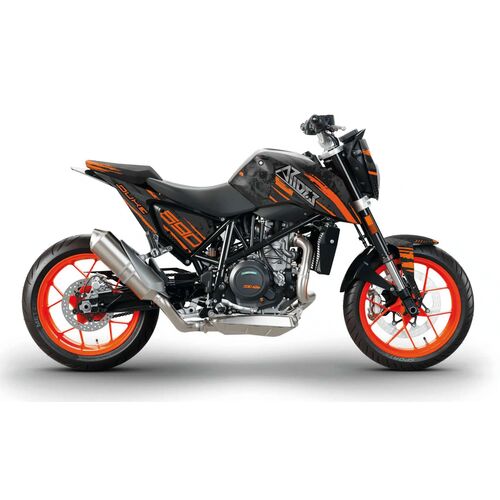 Dekor KTM Duke 690- Skull Edition