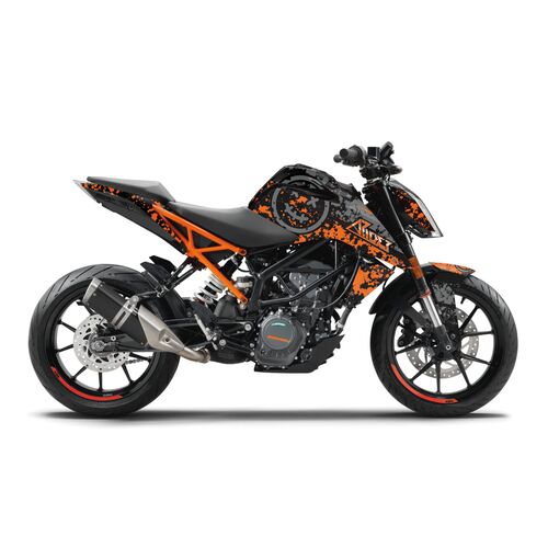 Dekor KTM Duke 390- Smiley Edition