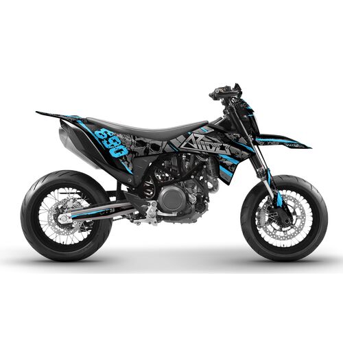 Dekor KTM 690 SMC-R- Skull Edition  (2012 - 2013) Orange