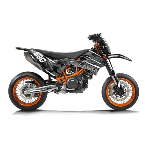 Dekor KTM 690 SMC-R- Skull Edition  (2012 - 2013) Orange