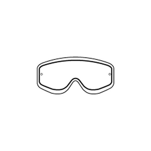 RACING GOGGLES DOUBLE LENS CLEAR