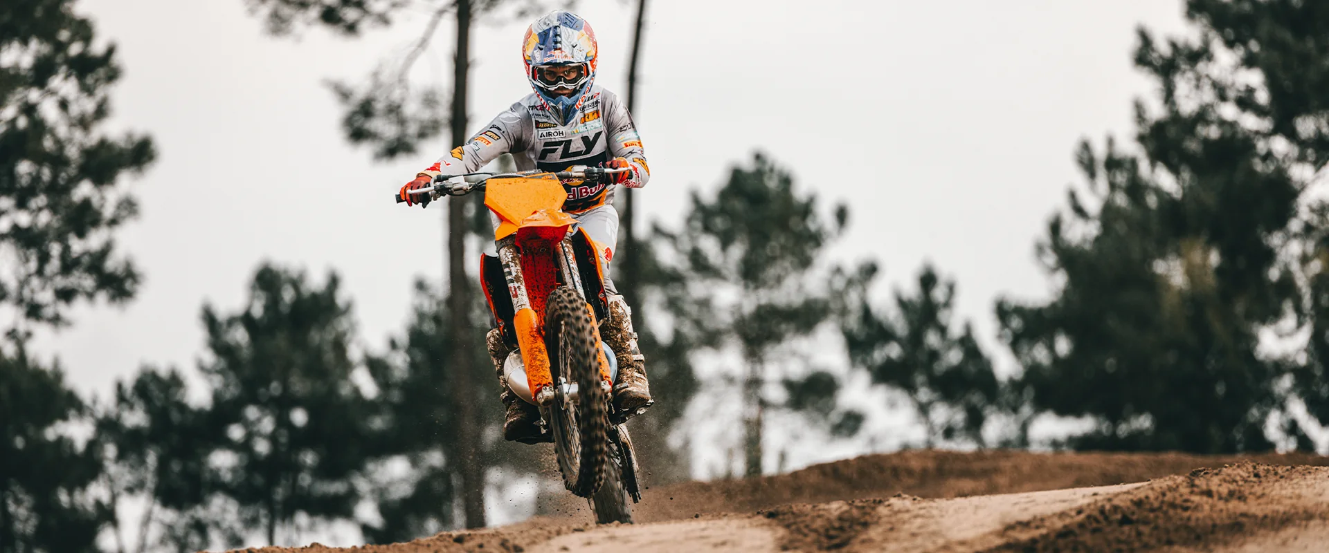 KTM 125 SX in Fahrt