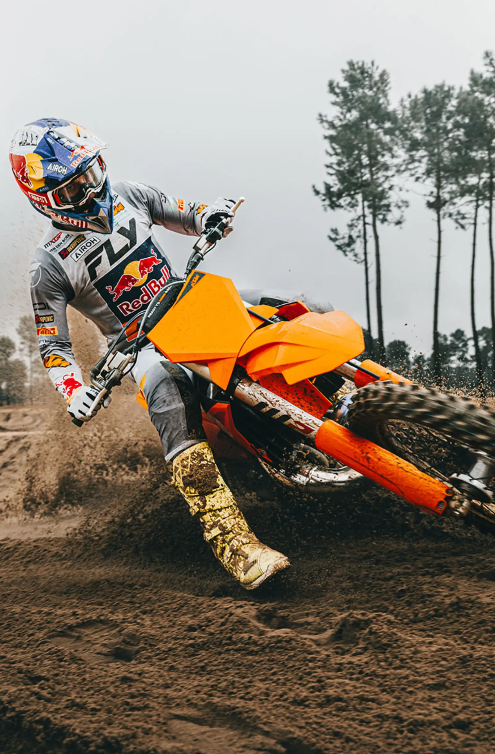 KTM 250 SX in Fahrt