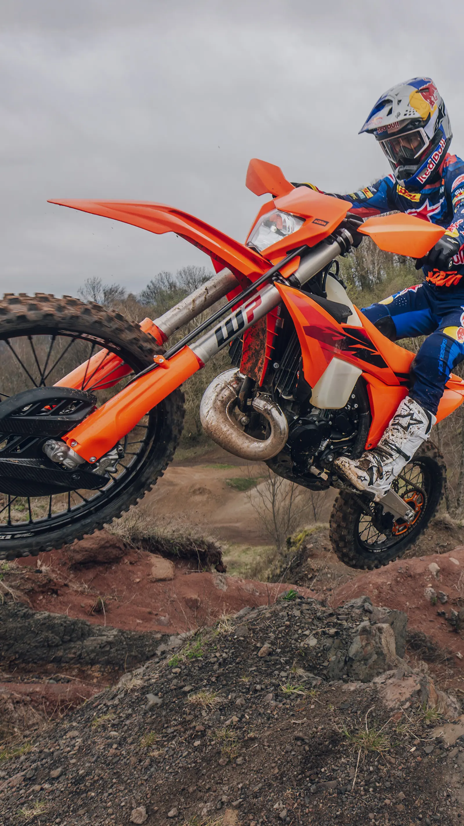 KTM 300 EXC in Fahrt