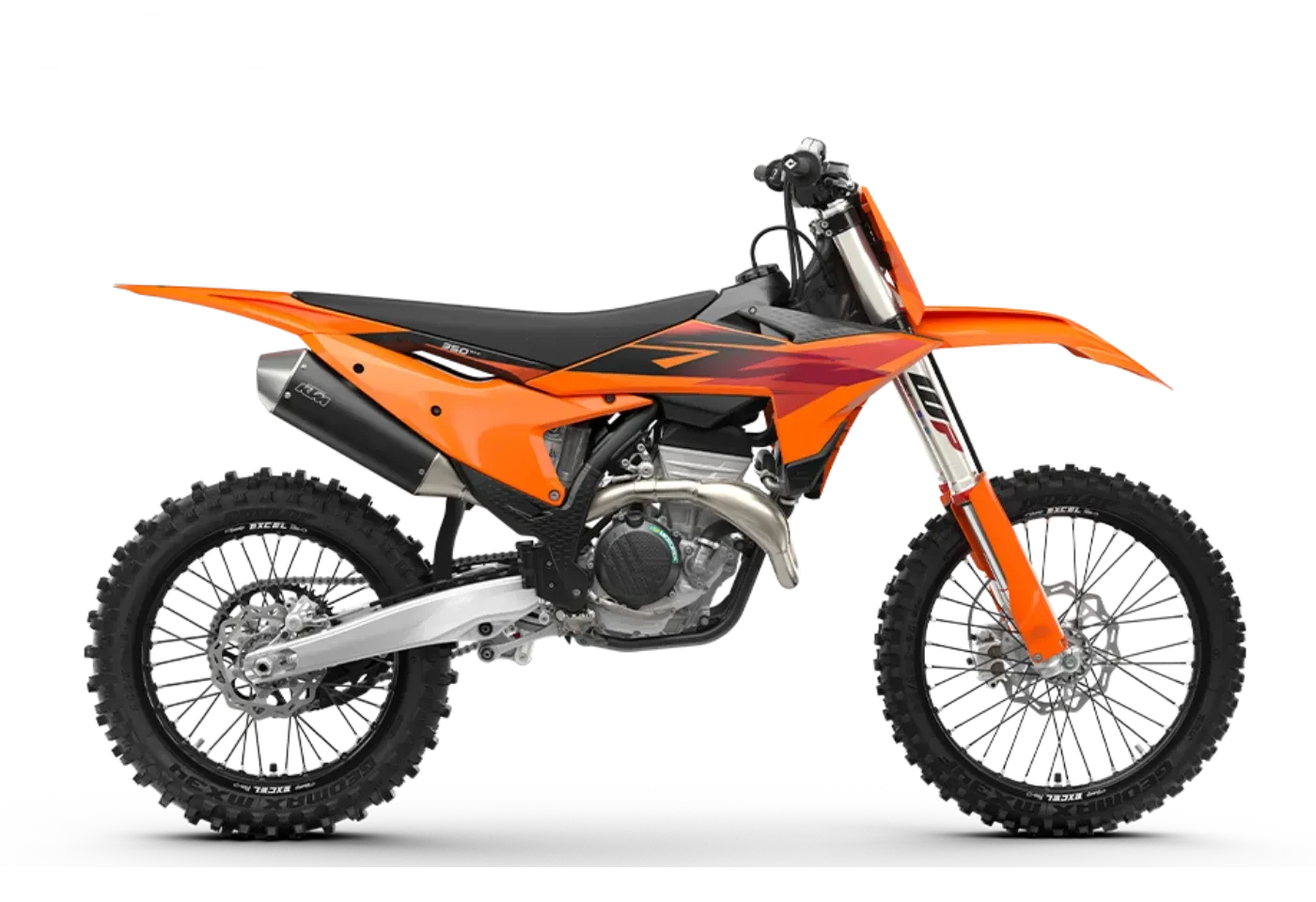 KTM 350 SX-F 2027, Seitenansicht