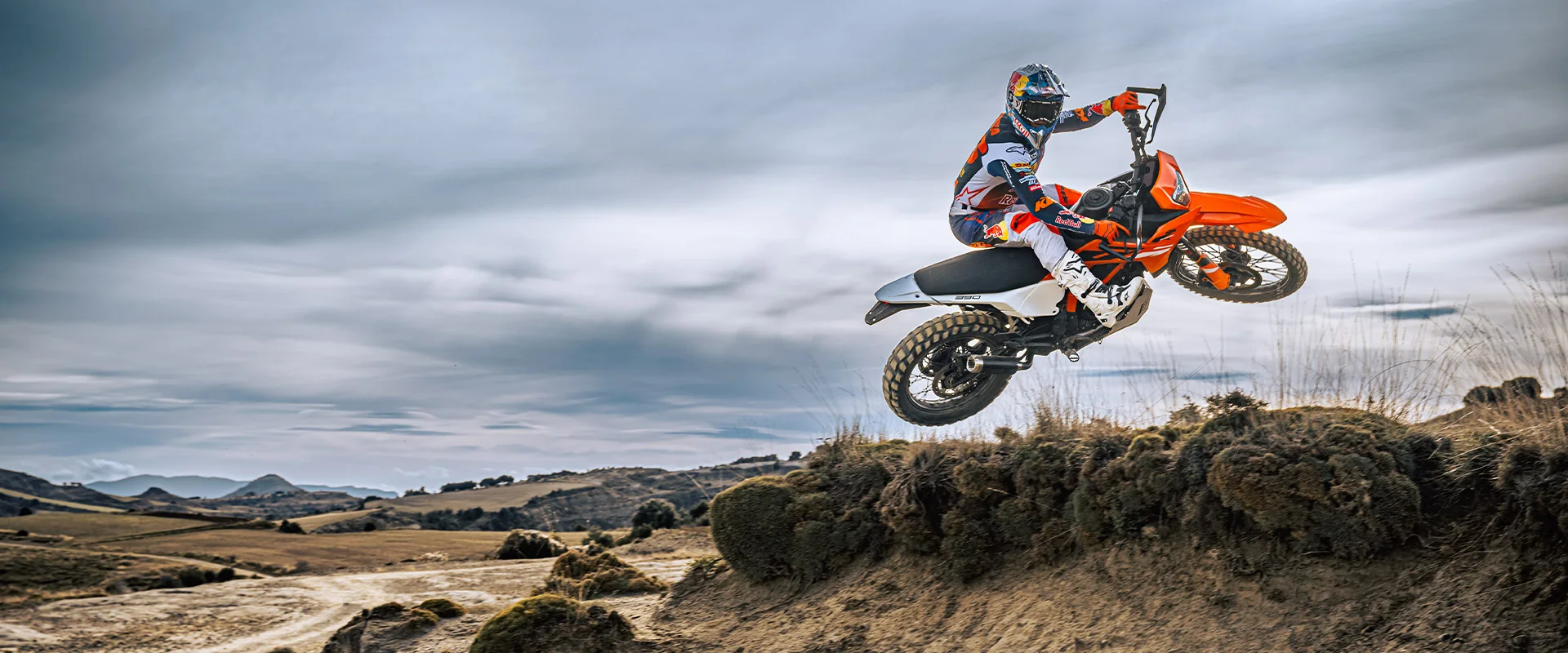 KTM 390 Enduro R in Fahrt