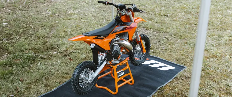 KTM 50 SX: Motor und Kupplung