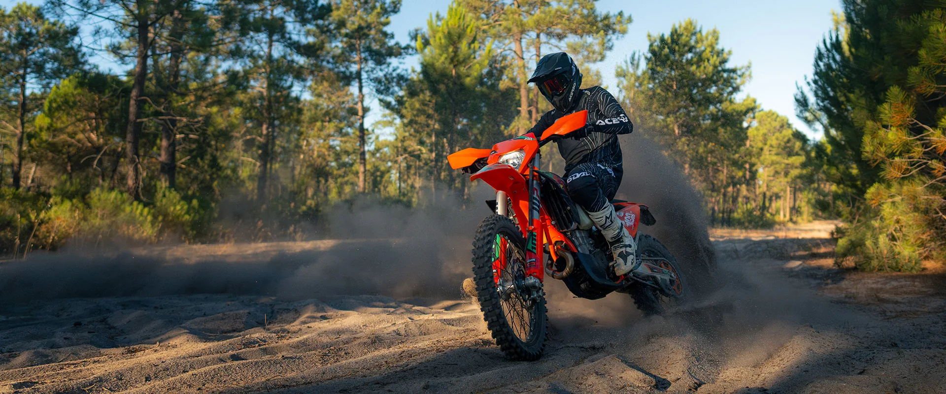 KTM 500 EXC-F 6DAYS in Fahrt