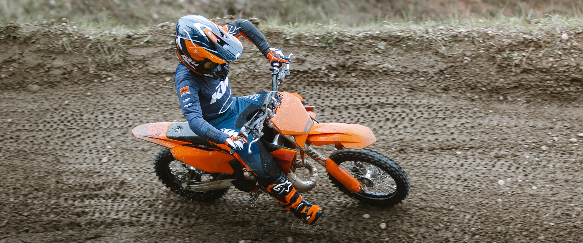 KTM 65 SX in Fahrt