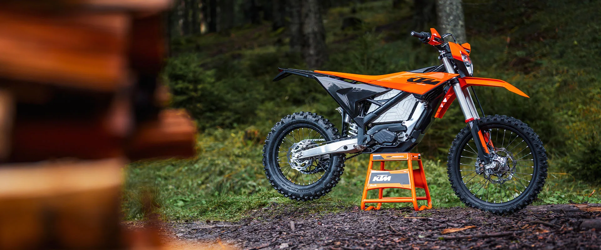 KTM FREERIDE E in Fahrt