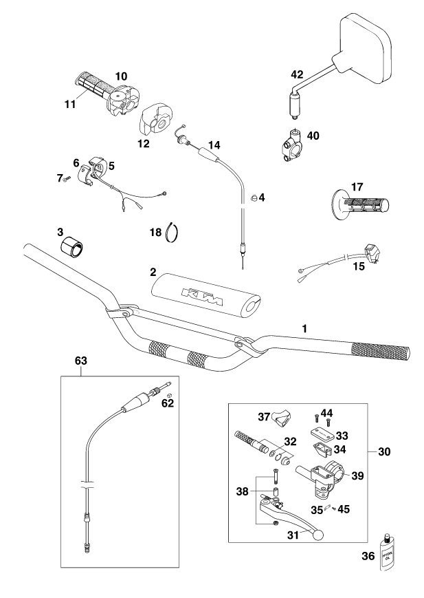 Explosionsgrafik LENKER, ARMATUREN