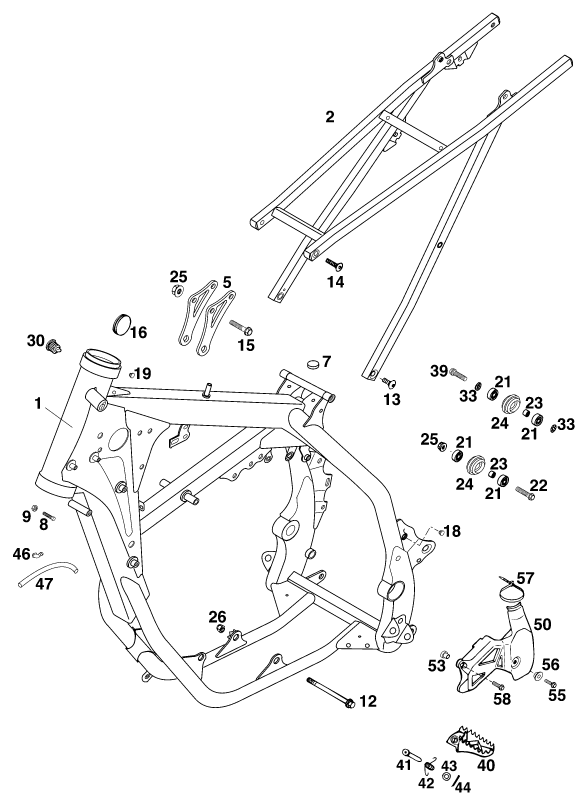 Explosionsgrafik RAHMEN