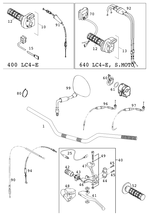 Explosionsgrafik LENKER, ARMATUREN