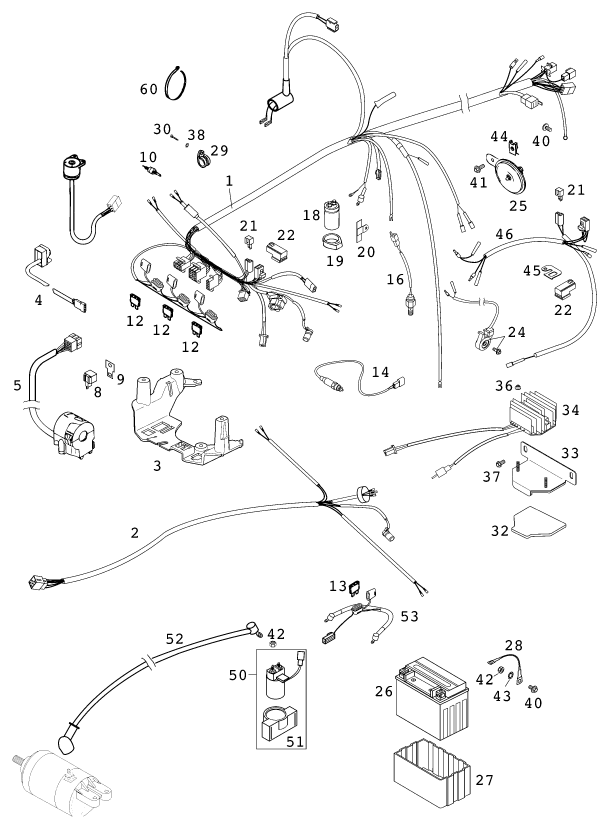 Explosionsgrafik KABELSTRANG