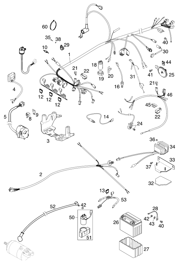 Explosionsgrafik KABELSTRANG