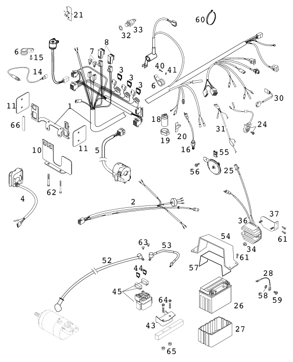 Explosionsgrafik KABELSTRANG