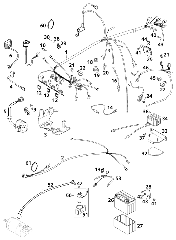 Explosionsgrafik KABELSTRANG