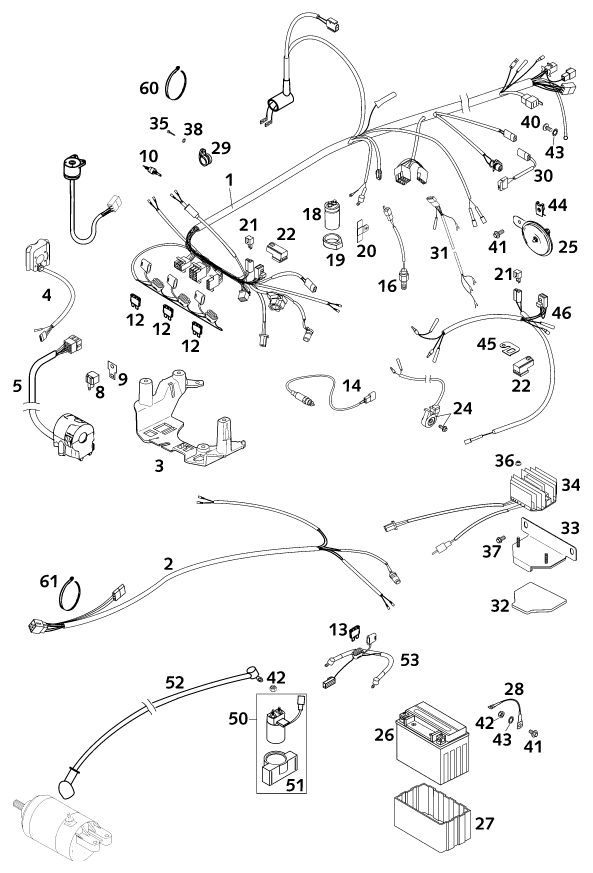 Explosionsgrafik KABELSTRANG