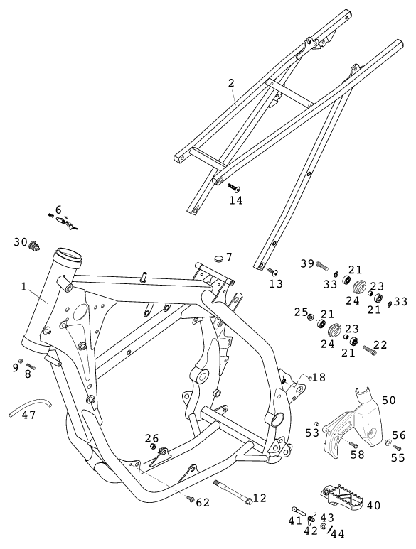 Explosionsgrafik RAHMEN