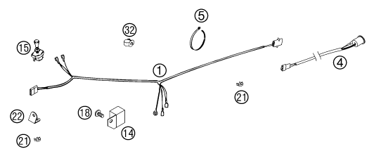 Explosionsgrafik KABELSTRANG